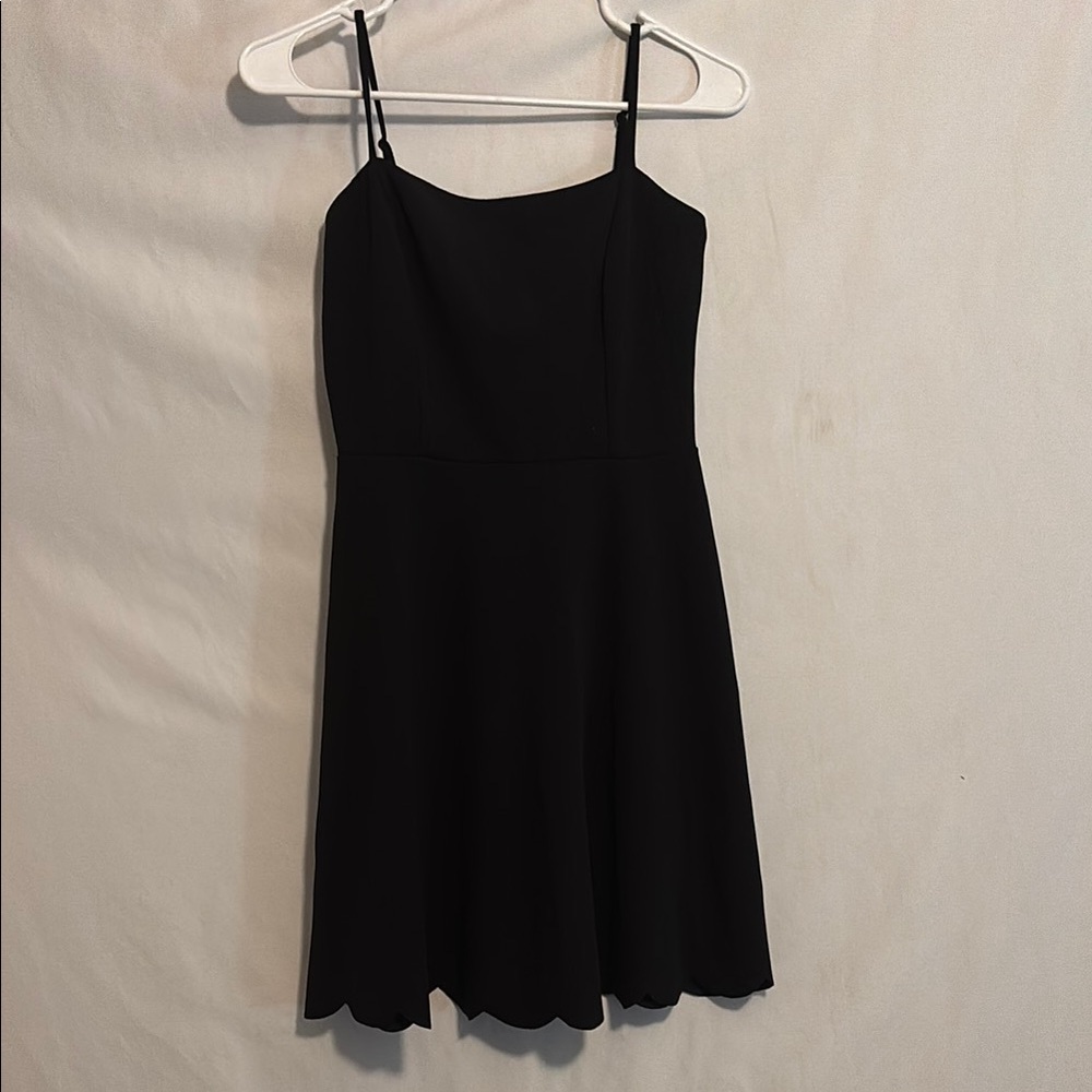 Soprano Black Spaghetti Strap Mini Sundress